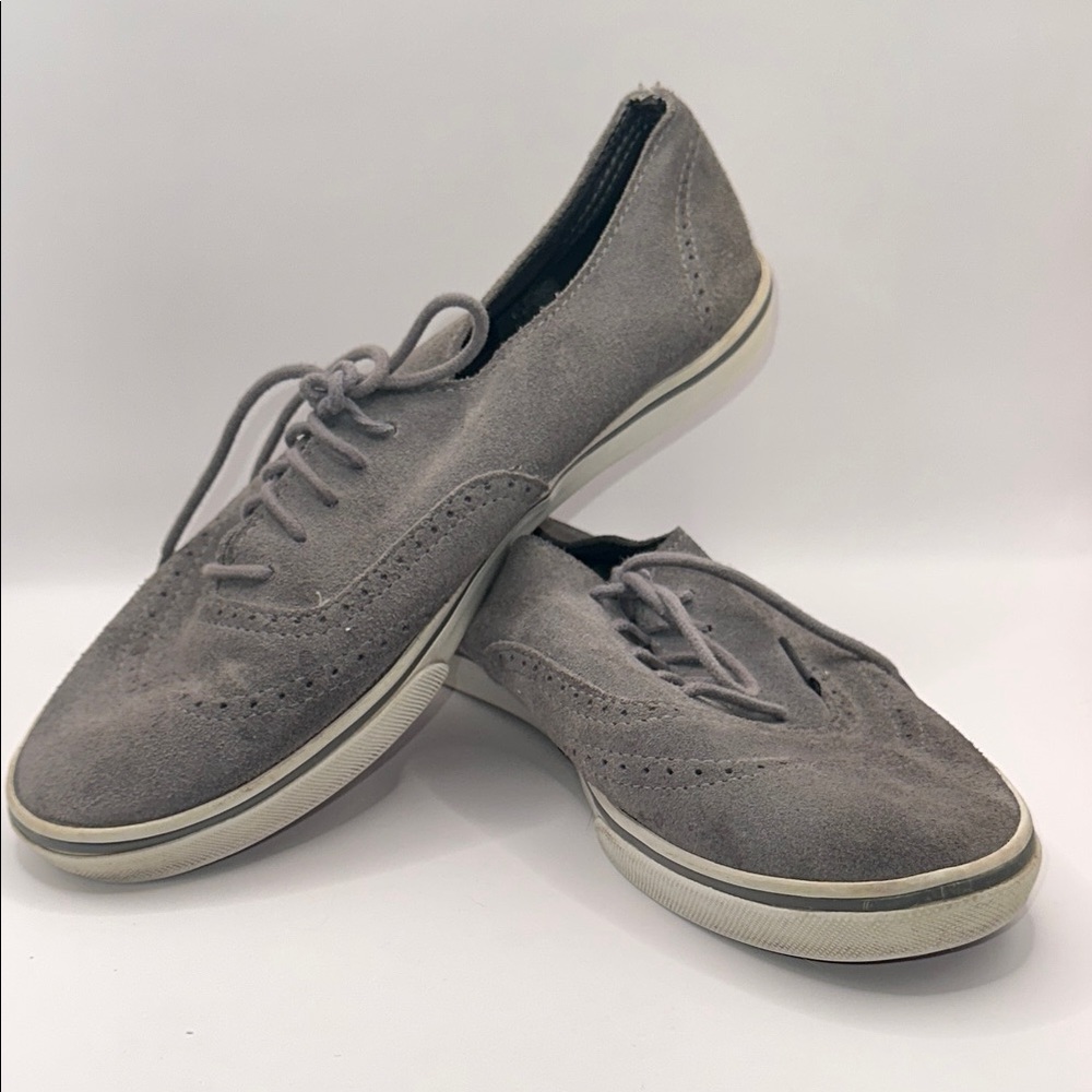Vans Gray Oxford Suede Shoes